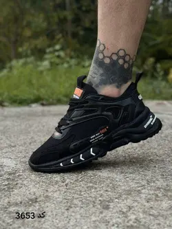 فروش فوق العاده کفش کتونی اسپرت مدل جدید ترند+008 مشکی تمام مردانه پسرانه