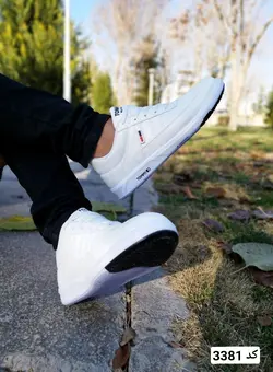 حراج فوق العاده این هفته کفش کتونی اسپرت ونس مدل تامی مردانه پسرانه زیبا و بادوام سفید تمام