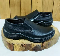 فروش ویژه این هفته کفش مجلسی مردانه با چرم طبیعی تبریز زیره طبی مشکی