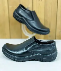 فروش ویژه این هفته کفش مجلسی مردانه با چرم طبیعی تبریز زیره طبی مشکی