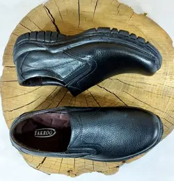 فروش ویژه این هفته کفش مجلسی مردانه با چرم طبیعی تبریز زیره طبی مشکی