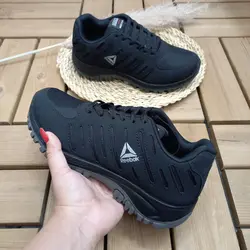 حراج فوق العاده این هفته کفش کتونی اسپرت مدل ریبوک مردانه پسرانه زیره تزریق با کیفیت مشکی