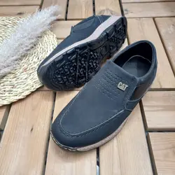 فروش فوق العاده کفش اداری مجلسی مردانه پسرانه شیک و جذاب زیره دورنگ کامل دور دوخت مشکی