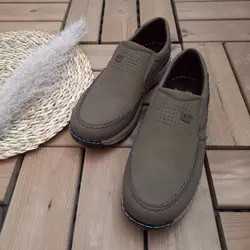 فروش فوق العاده کفش اداری مجلسی مردانه پسرانه شیک و جذاب زیره کامل دور دوخت زیتونی قهوه ای