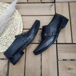حراج شگفت انگیز کفش اداری مجلسی راحت و فوق العاده شیک اقتصادی مشکی