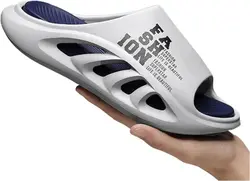 حراج استثنایی دمپایی مردانه و پسرانه نرم و سبک و راحت سفید