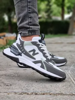 فروش ویژه کفش کتونی اسپرت مردانه مدل نیوبالانس جدید و زیبا طوسی سبز