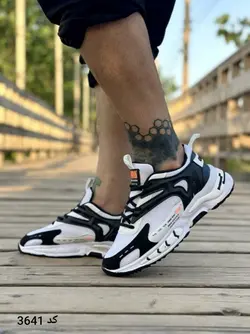 فروش ویژه کفش کتونی اسپرت A700 مردانه و پسرانه 008 فوق العاده شیک سفیدمشکی 3641