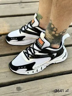 فروش ویژه کفش کتونی اسپرت A700 مردانه و پسرانه 008 فوق العاده شیک سفیدمشکی 3641