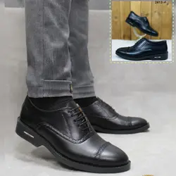 حراج استثنایی کفش  مردانه مجلسی شیک و خاص رنگ مشکی
