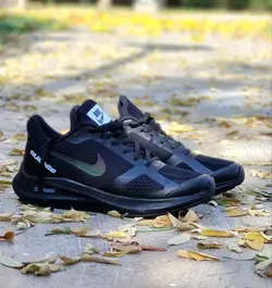 حراج ویژه کفش کتونی اسپرت مردانه وپسرانه مدل نایک اسپیسرمناسب برای خوش سلیقه ها رنگ مشکی تمام