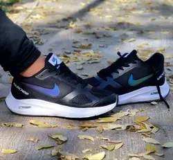 حراج ویژه کفش کتونی اسپرت مردانه وپسرانه مدل نایک اسپیسر فوق العاده شیک رنگ مشکی نایک هولوگرامی