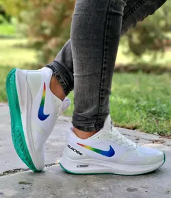 فروش ویژه کفش کتونی اسپرت مردانه و پسرانه مدل نایک اسپیسر زیره پیو رنگ سفید نایک رنگی بسیار خاص و زیبا