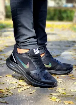 حراج باورنکردنی کفش کتونی اسپرت مردانه و پسرانه مدل نایک اسپیسر زیره طبی رنگ مشکی بسیار شیک و زیبا