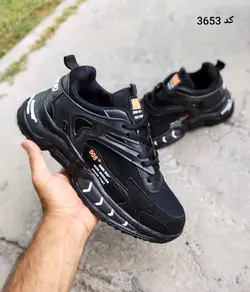 تخفیف ویژه کفش کتونی اسپرت A700 مردانه و پسرانه مدل 008 با کیفیت مشکی تمام
