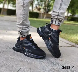 تخفیف ویژه کفش کتونی اسپرت A700 مردانه و پسرانه مدل 008 با کیفیت مشکی تمام