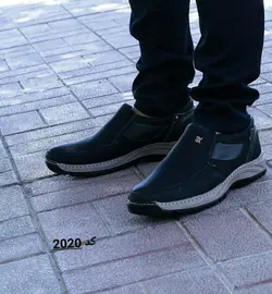 کفش اداری طبی مردانه مدل هورس مشکی