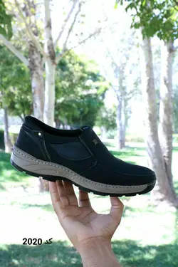 کفش اداری طبی مردانه مدل هورس مشکی