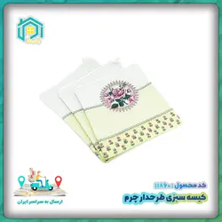 کیسه سبزی طرحدار چرم - فروشگاه پلاس کالا