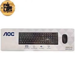کیبورد و موس بی سیم ای او سی مدل KM210