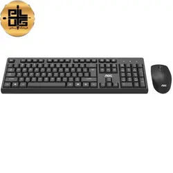 کیبورد و موس بی سیم ای او سی مدل KM210