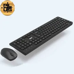 کیبورد و موس بی سیم ای او سی مدل KM210