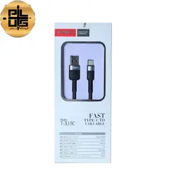 کابل تبدیل USB به MicroUsb ترانیو مدل T-X15V طول 1متر