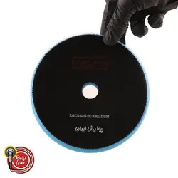 پد پولیش آبی خیلی زبر اسفنجی سایز 6 اینچ SGCB
