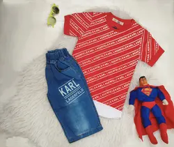 تیشرت شلوارک لی پسرانه