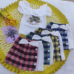 شومیز دامن دخترانه