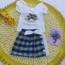 شومیز دامن دخترانه