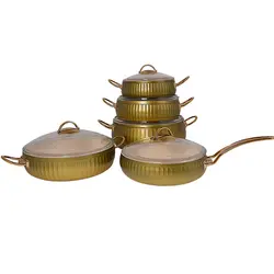 سرویس قابلمه 10 پارچه اویز مدل Selin