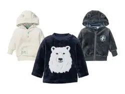 هودی سفید طرح دوزی آبی