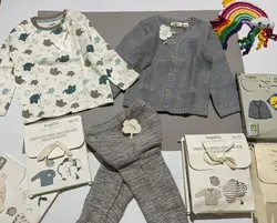 ژاکت بافت طوسی ضخیم