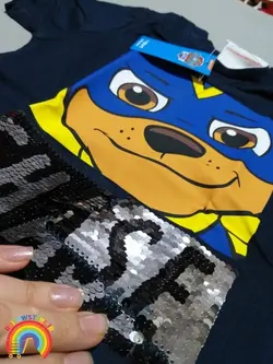 تیشرت پولک دورو  در ۳طرح