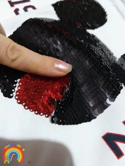 تیشرت پولک دورو  در ۳طرح