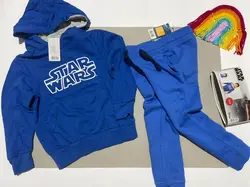 هودی آبی طرح استار وار