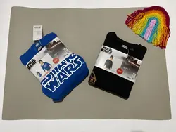 هودی آبی طرح استار وار