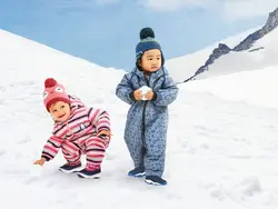 کاپشن سرهمی طرح روباه آبی