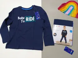 بلوز طرح اسکیت پولک دوحالته سرمه ای