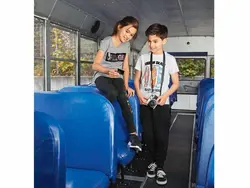 تیشرت پولک دوحالته طوسی