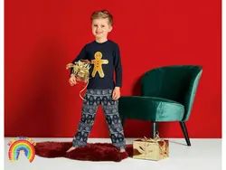 ست بلوز و شلوار پسرانه کریسمسی کد 03