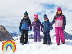 شلوار بسیار گرم مشکی طرح کوه