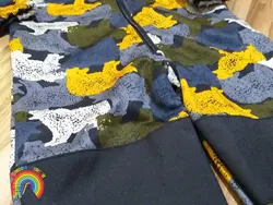 کاپشن سرهمی پسرانه خرسی