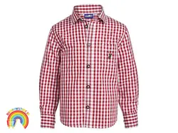 پیراهن پسرانه طرح چهارخونه ریز