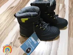 بوت چرمی پسرانه داخل پشمی