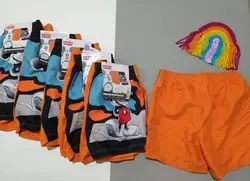 شلوارک ساحلی در ۳ طرح