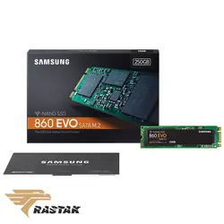 اس اس دی اینترنال سامسونگ مدل EVO 860 M.2 SATA ظرفیت 250GB - رستاک رایانه