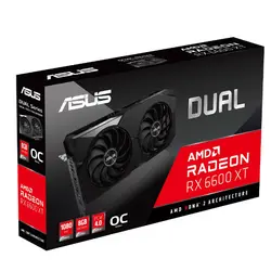 کارت گرافیک ایسوس ASUS DUAL RX 6600 XT O8G