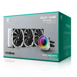 خنک کننده پردازنده دیپ کول مدل LIQUID COOLER CASTLE 360EX WHITE